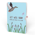 Pondside Mallard Ducks Get Well Soon Pop-Up Card and Sentiment Set