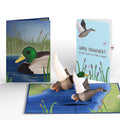 Pondside Mallard Ducks Engagement Pop-Up Card and Sentiment Set