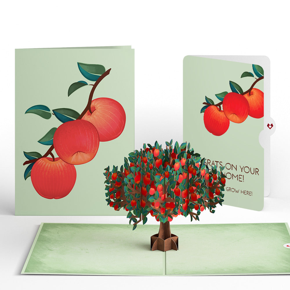 Apple Tree Housewarming Pop-Up Card and Sentiment Set