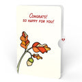 Golden Hour Sunflower Congratulations Suncatcher Bouquet and Sentiment Set