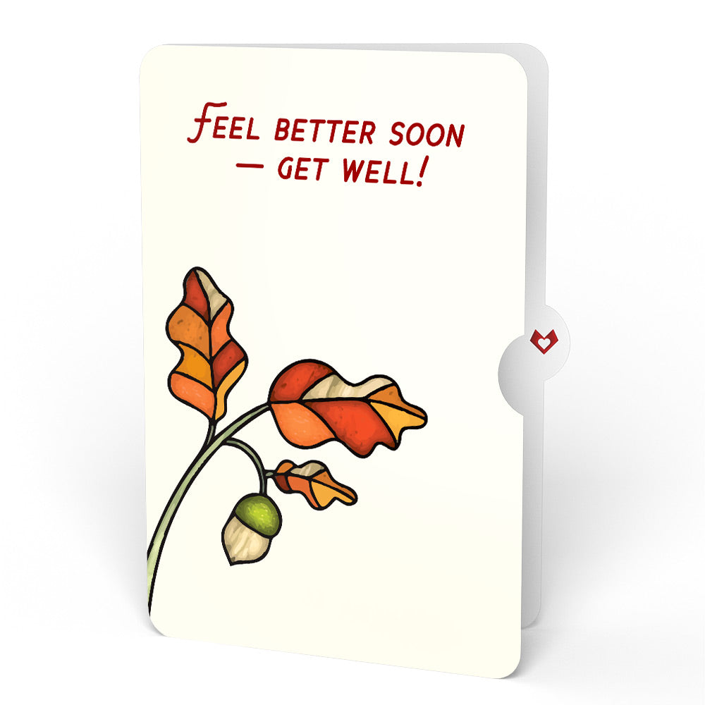 Golden Hour Sunflower Get Well Soon Suncatcher Bouquet and Sentiment Set