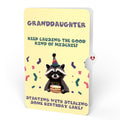 Go Feral Raccoon Birthday Pop-Up Card and Sentiment Set for Granddaughter