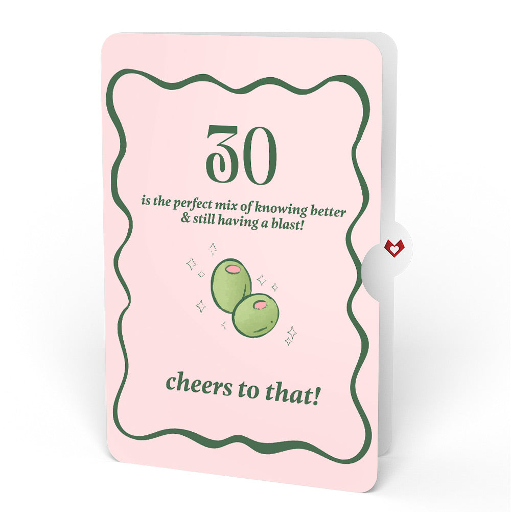 Just a Tini Bit Older 30th Birthday Pop-Up Card and Sentiment Set