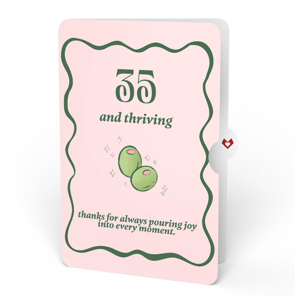 Just a Tini Bit Older 35th Birthday Pop-Up Card and Sentiment Set