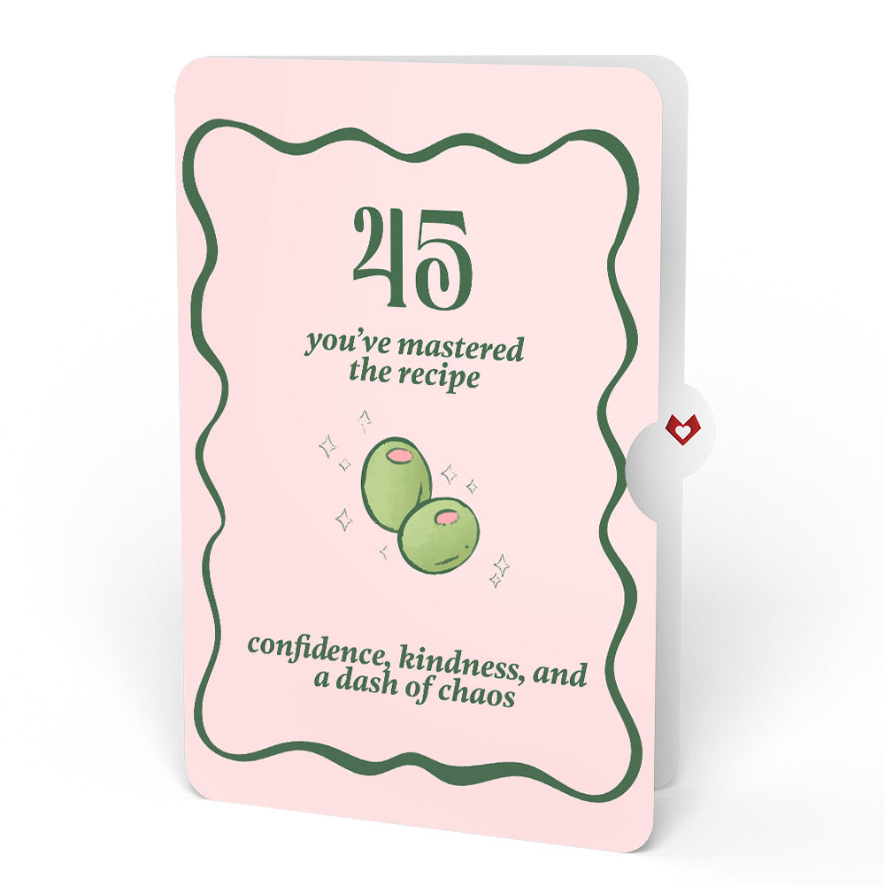 Just a Tini Bit Older 45th Birthday Pop-Up Card and Sentiment Set