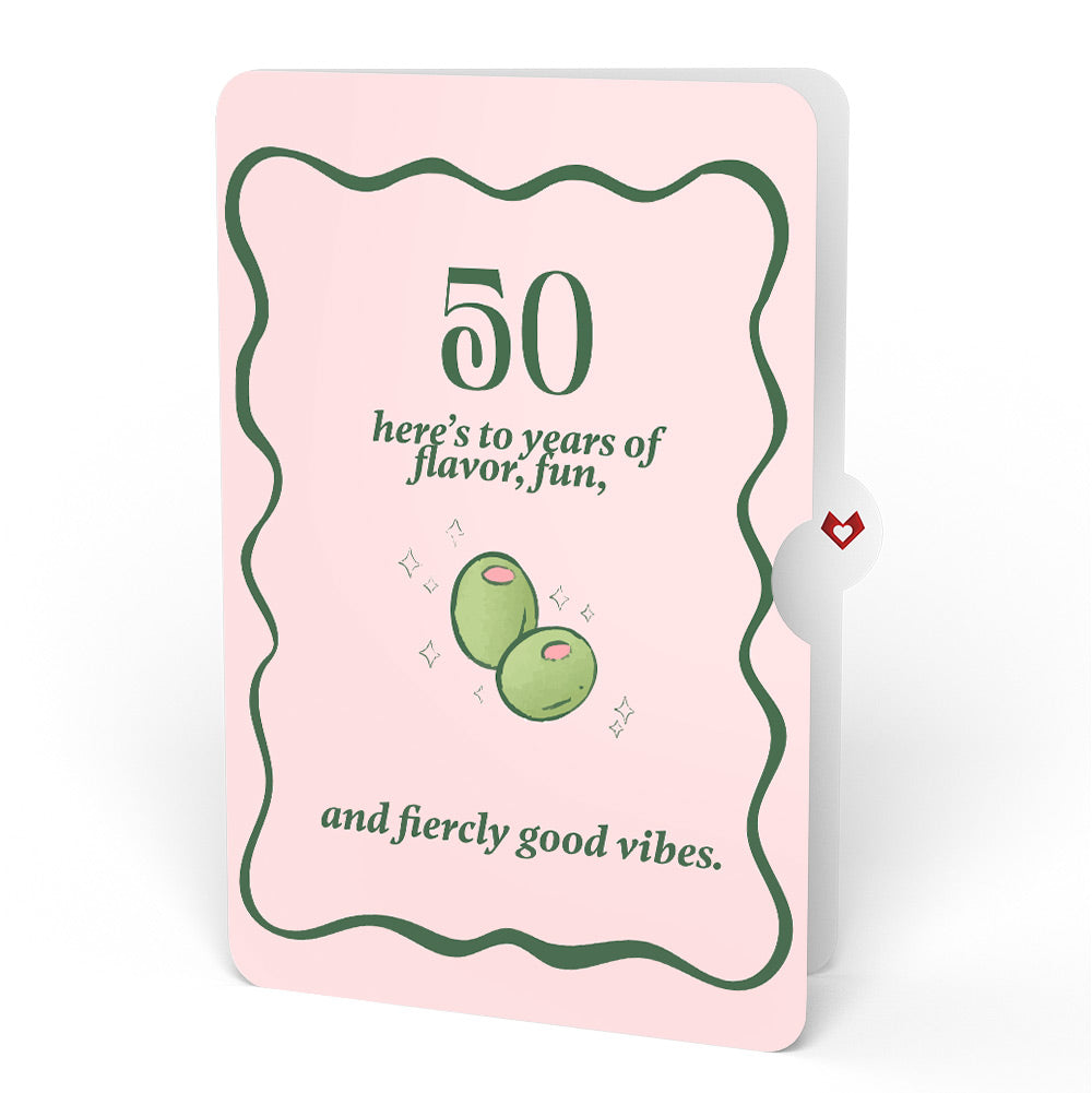 Just a Tini Bit Older 50th Birthday Pop-Up Card and Sentiment Set