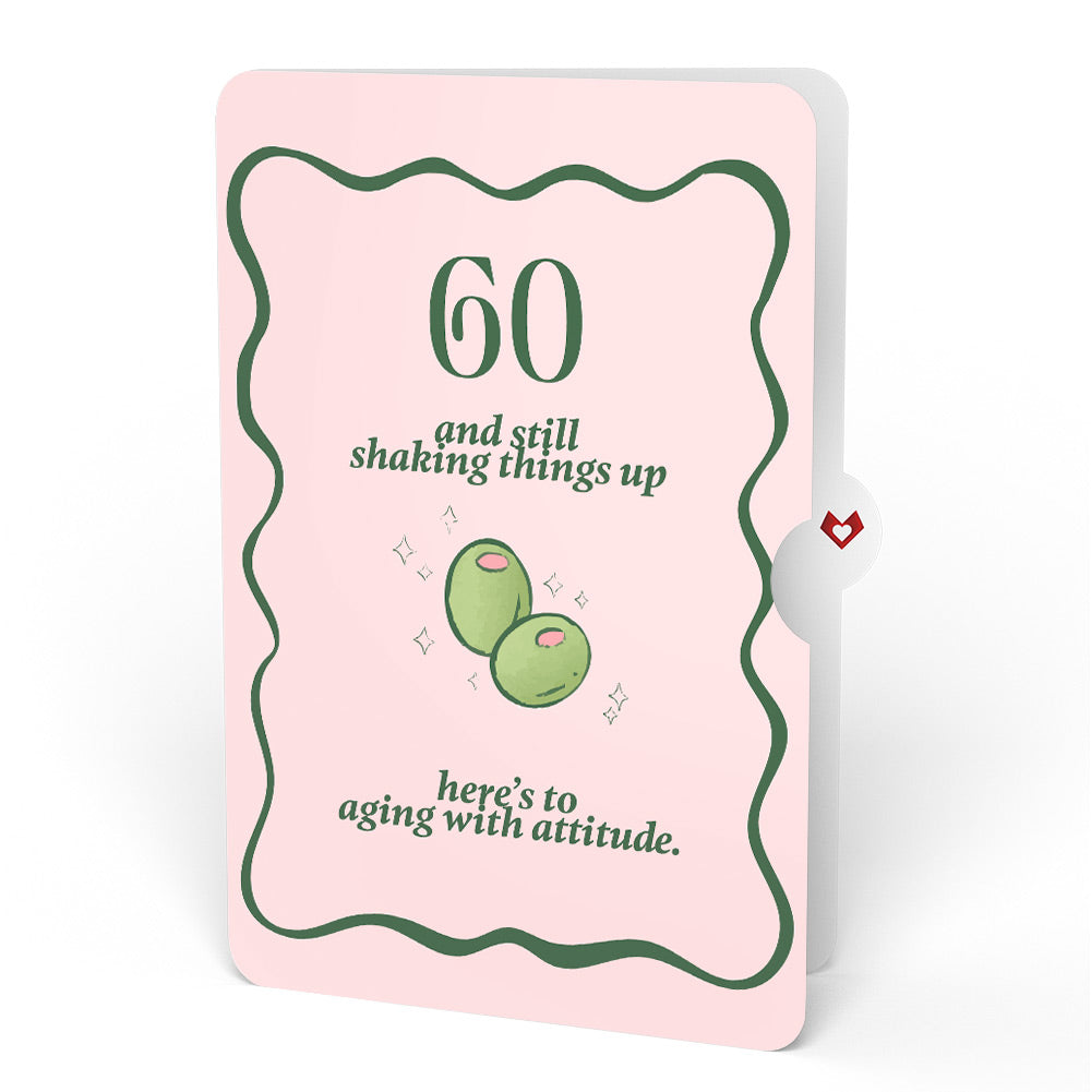 Just a Tini Bit Older 60th Birthday Pop-Up Card and Sentiment Set