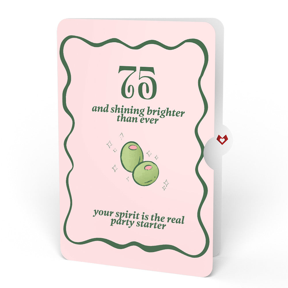 Just a Tini Bit Older 75th Birthday Pop-Up Card and Sentiment Set