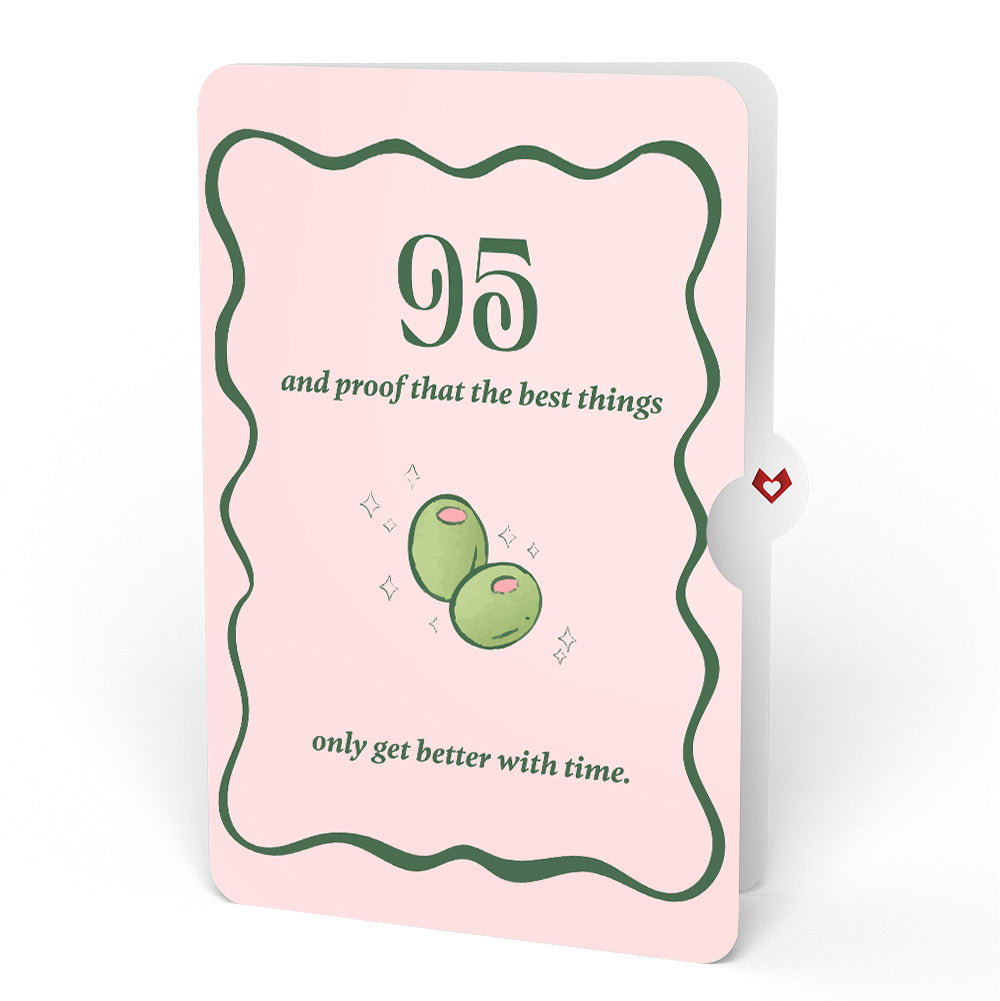 Just a Tini Bit Older 95th Birthday Pop-Up Card and Sentiment Set