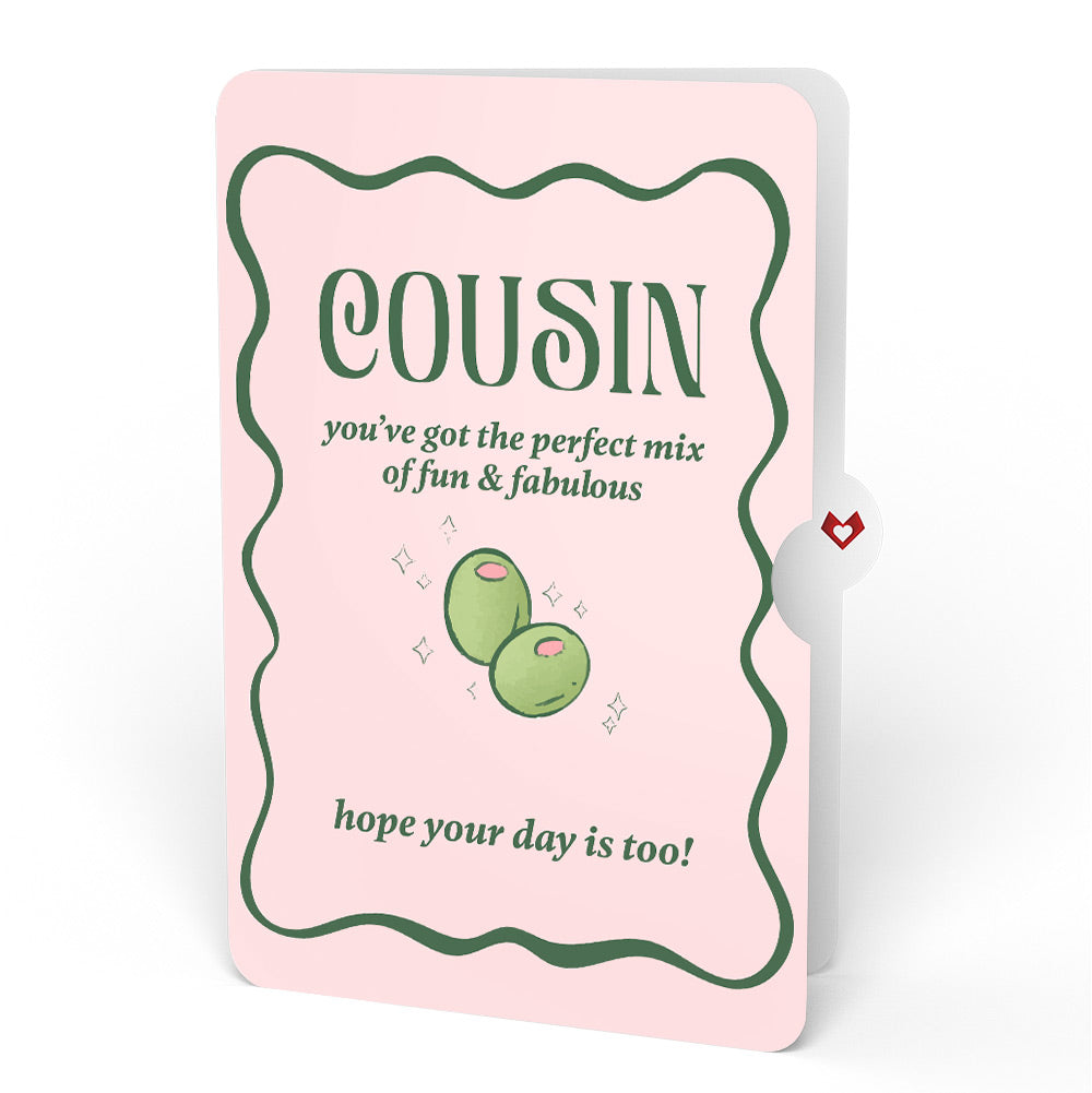 Just a Tini Bit Older Birthday Pop-Up Card and Sentiment Set for Cousin