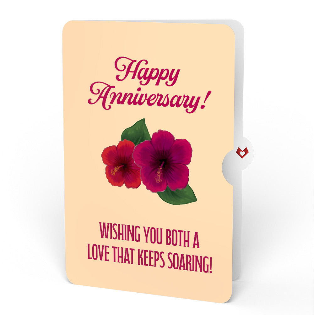 Rainforest Toucan Anniversary Pop-Up Card and Hibiscus Sentiment Set