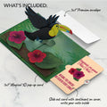 Rainforest Toucan Housewarming Pop-Up Card and Hibiscus Sentiment Set