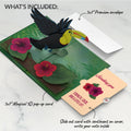 Rainforest Toucan Encouragement Pop-Up Card and Hibiscus Sentiment Set