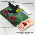Rainforest Toucan Thinking of You Pop-Up Card and Hibiscus Sentiment Set