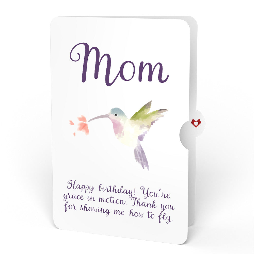Hummingbird Birthday Pop-Up Card and Sentiment Set for Mom
