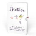 Hummingbird Birthday Pop-Up Card and Sentiment Set for Brother