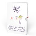 Hummingbird 95th Birthday Pop-Up Card and Sentiment Set