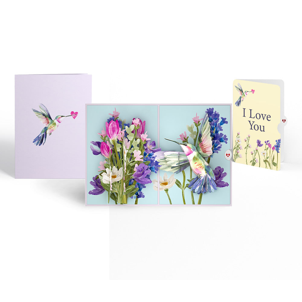 Love in Bloom Hummingbird Love Pop-Up Card and Sentiment Set