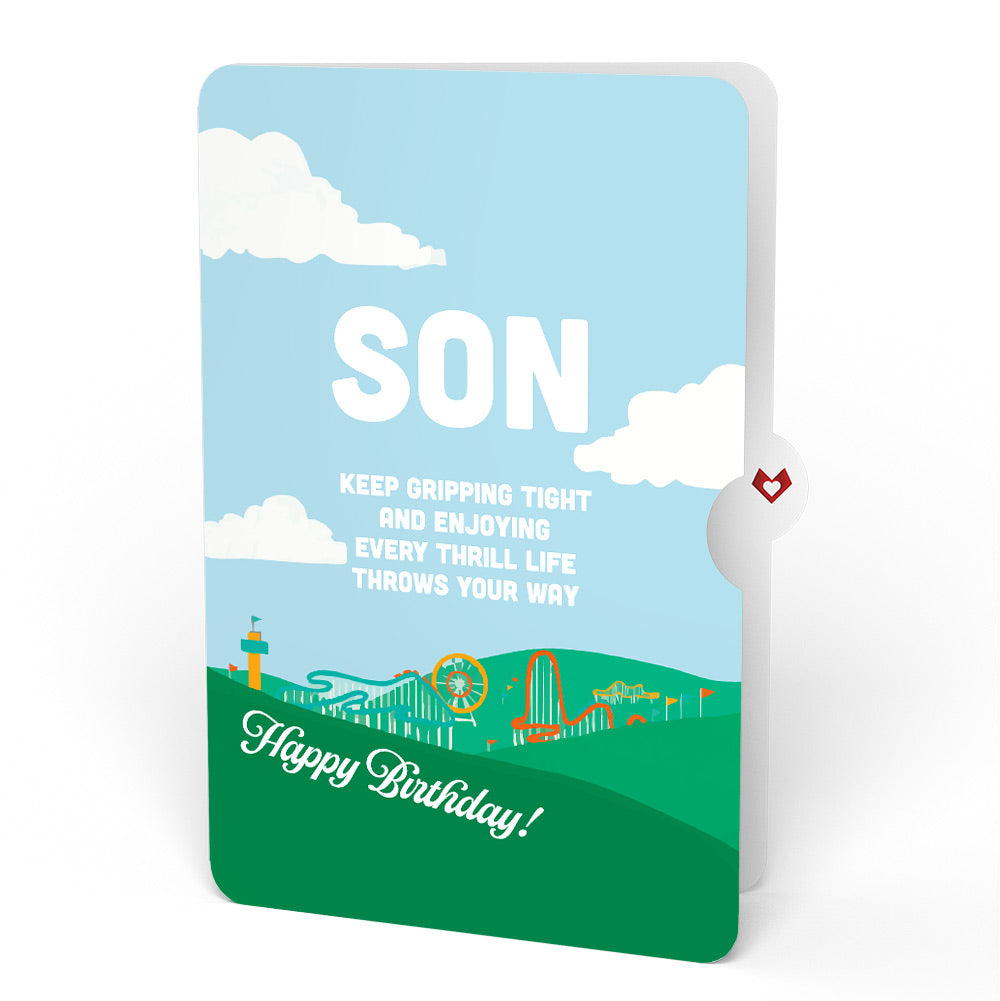 Over the Hill Birthday Pop-Up Card and Sentiment Set for Son