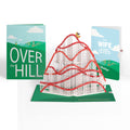Over the Hill Birthday Pop-Up Card and Sentiment Set for Wife