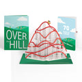 Over the Hill 70th Birthday Pop-Up Card and Sentiment Set