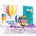 Adventure Awaits Hot Air Balloon Love Pop-Up Card and Sentiment Set