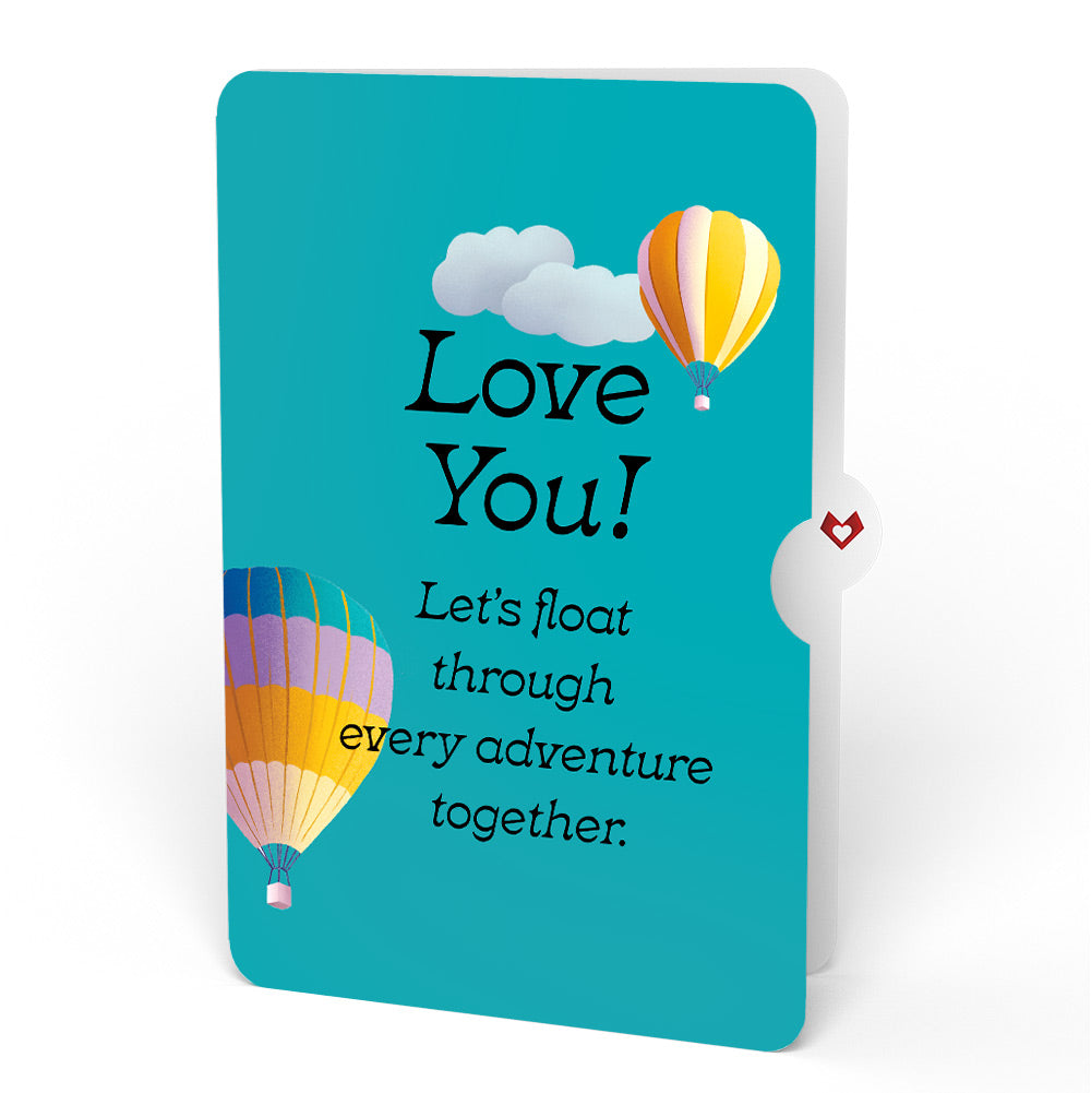 Adventure Awaits Hot Air Balloon Love Pop-Up Card and Sentiment Set