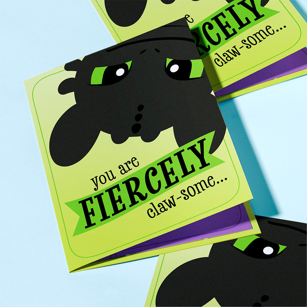 How to Train Your Dragon 'Fiercely Claw-some' Plushpop Card