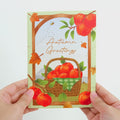 Woodland Animals Autumn Greetings Pop-Up Card