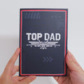 Top Gun: Maverick Top Dad Pop-Up Card