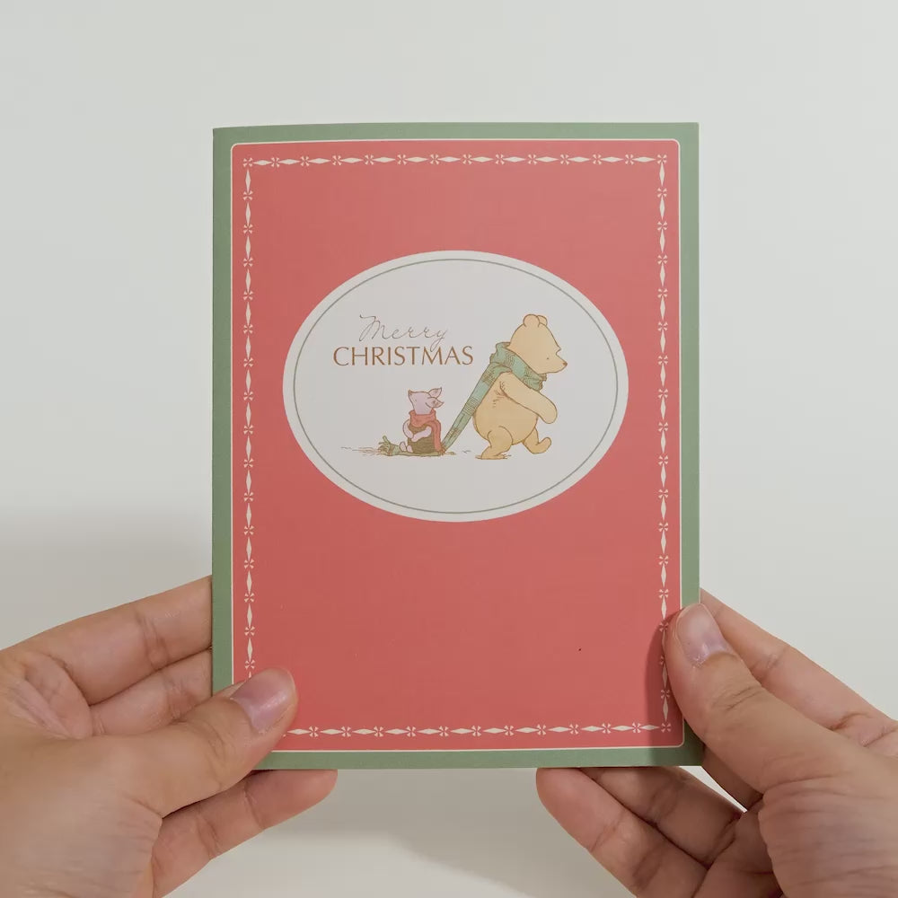Disney’s Winnie the Pooh Holiday Box Set (Assorted 12-Pack): Paperpop® Card