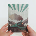 Classic Train Pop-Up Card