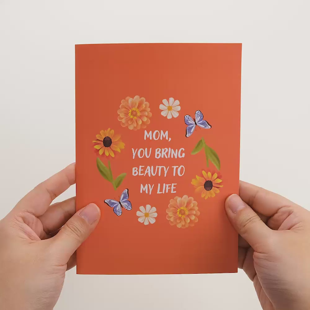 Beautiful Mother’s Day 4-in-1 Nesting Card