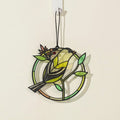 Goldfinch's Song Suncatcher Card