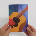 Acoustic Guitar Pop-Up Card