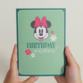 Disney's Minnie Mouse Birthday Wishes Card with Mini Bouquet