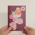 Blush Blooms Birthday Pop-Up Card
