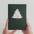 Snowy Christmas Tree Slicegami Ornament Card™
