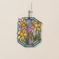 Happy Easter Daffodil Suncatcher Card