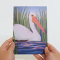 Pelican in the Marsh Pop-Up Card