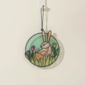 Springtime Bunny Suncatcher Card