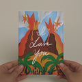 I Lava You Light-Up Pop-Up Card