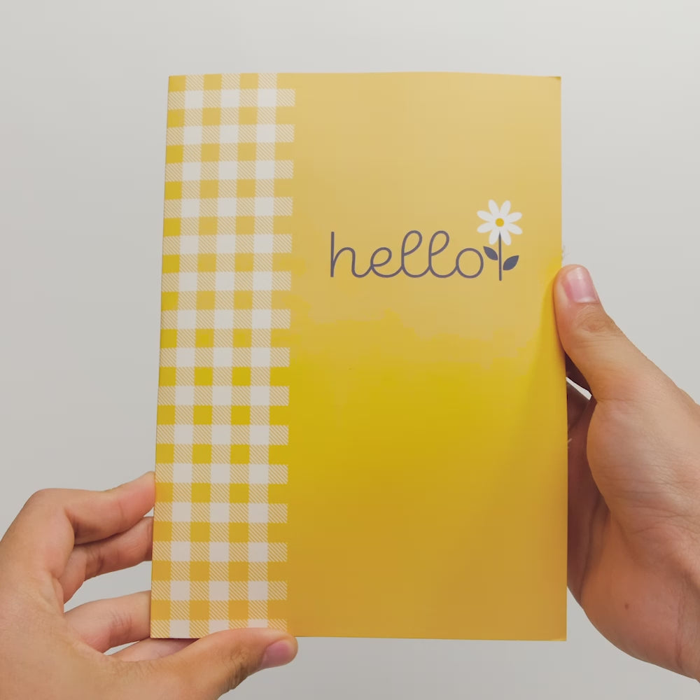 Daisy Greetings Plushpop Card