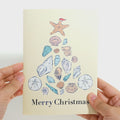 Christmas Coral Pop-Up Card
