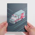 Ambulance Pop-Up Card