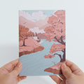 Steamboat on the River Pop-Up Card