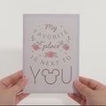 Disney's Mickey & Minnie Mouse My Favorite Place Is Next to You Pop-Up Card