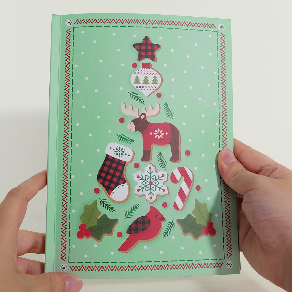 Christmas Moose Plushpop Card