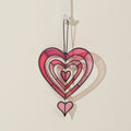Spinning Heart Suncatcher Card