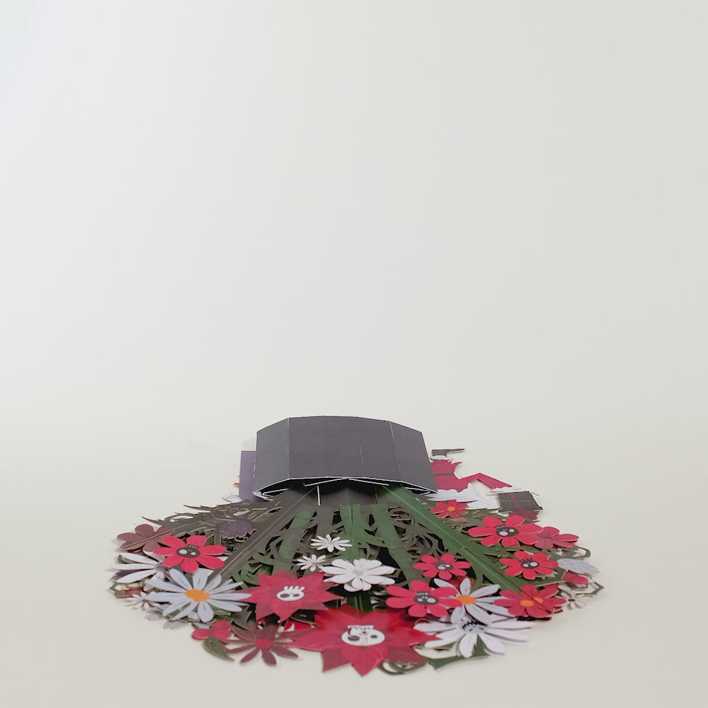 Disney Tim Burton’s The Nightmare Before Christmas Santa Jack Skellington Flower Buds Bouquet